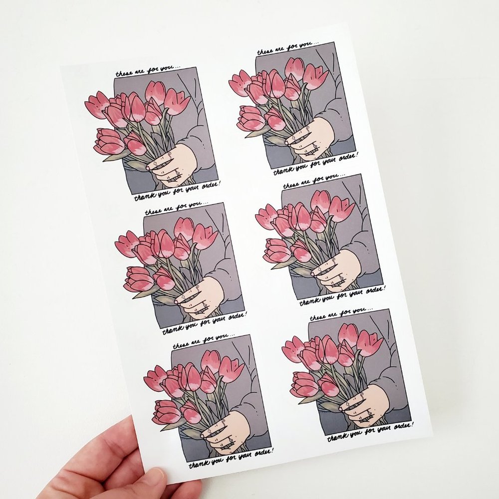 LB035 Thank you Poshmark Stickers [Price Firm] - Picture 5 of 8